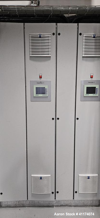 Hiller DP 45-422 Industrial Decanter Centrifuge with Duplex Stainless Bowl | Sludge Dewatering