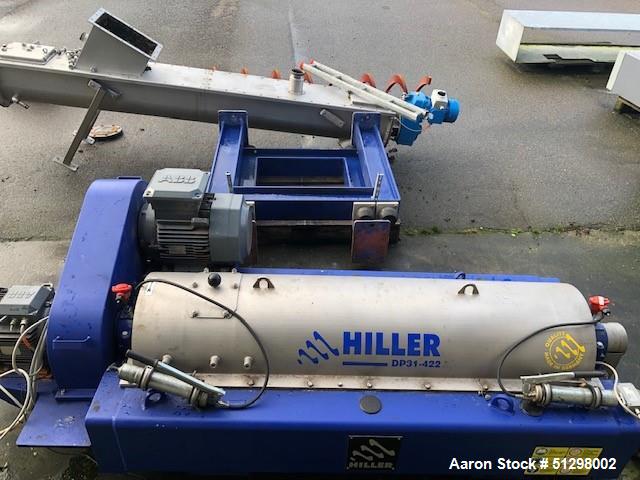 Used Hiller DP31-422 Solid Bowl Decanter Centrifuge