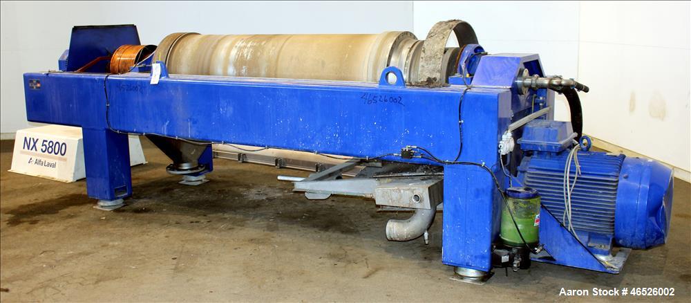 Used Alfa Laval DSNX-5855 Solid Bowl Decanter Centrifuge