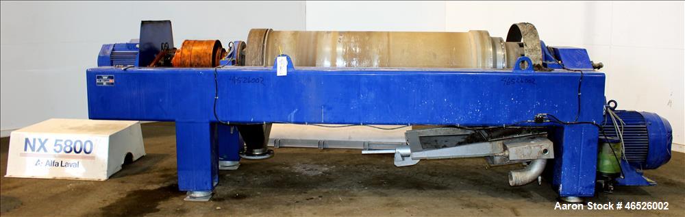 Used Alfa Laval DSNX-5855 Solid Bowl Decanter Centrifuge