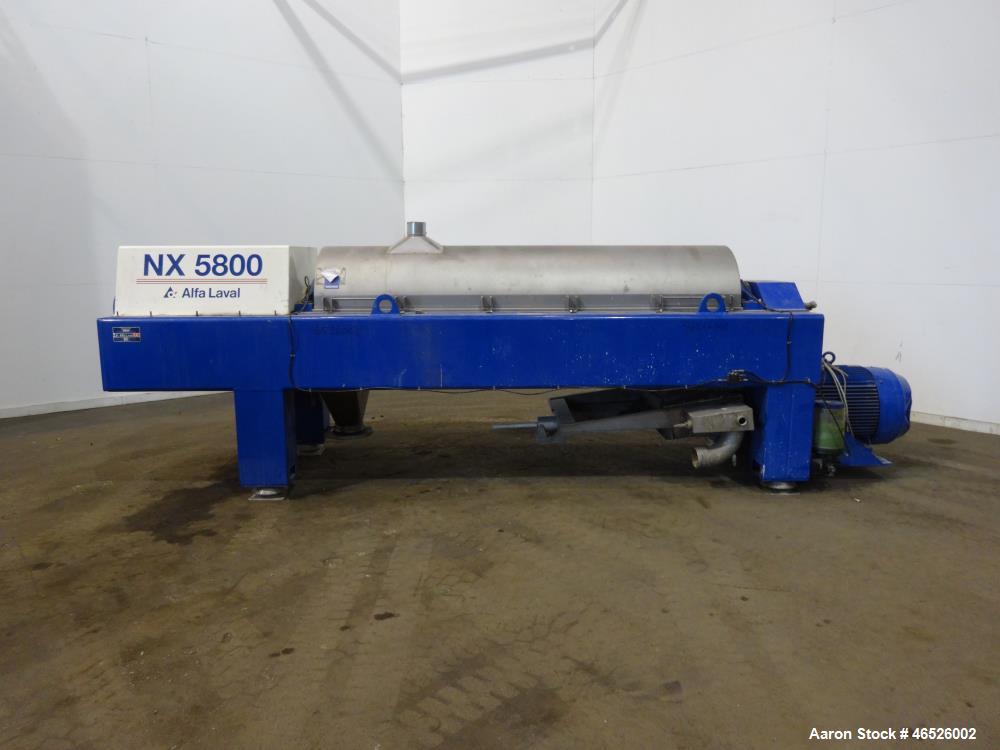 Used Alfa Laval DSNX-5855 Solid Bowl Decanter Centrifuge