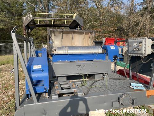 Used Derrick DE-1000 "Drilling Mud" Solid Bowl Decanter Centrifuge Skid System