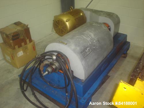 Used Dorr Oliver 12L Solid Bowl Decanter Centrifuge – Stainless Steel, 5000 RPM, Reconditioned