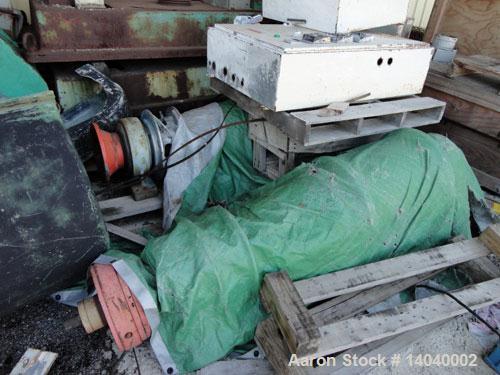 Used Dorr Oliver 16L Solid Bowl Decanter Centrifuge, stainless steel construction (product contact areas), max bowl speed 4000 rpm, auger style solids discharge ports, base, liquid/solid discharge ch...