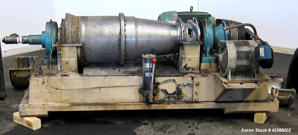 Used Stainless Steel Dorr Oliver Merco Solid Bowl Decanter Centrifuge
