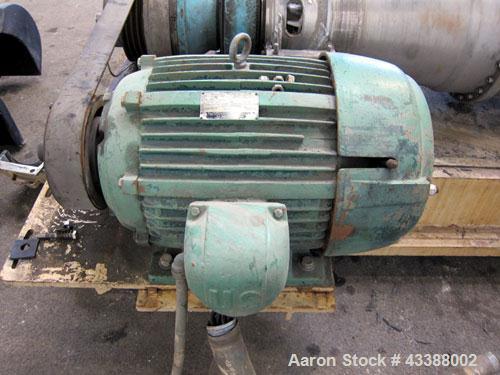 Used Stainless Steel Dorr Oliver Merco Solid Bowl Decanter Centrifuge