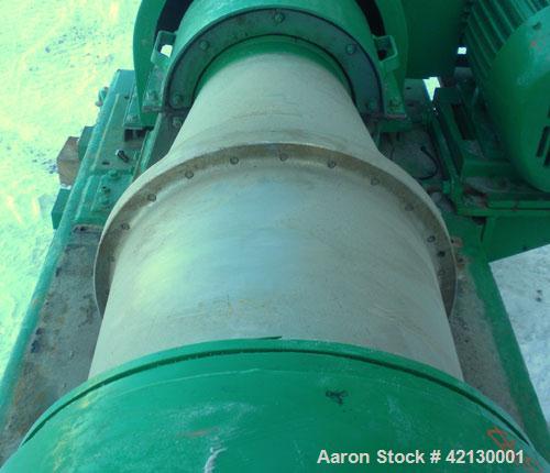 Used Dorr Oliver/Merco Z-16L Solid Bowl Decanter Centrifuge, 316 stainless steel construction (product contact areas), maximum bowl speed 4000 rpm, 3" single lead conveyor with welded hardfacing wear...