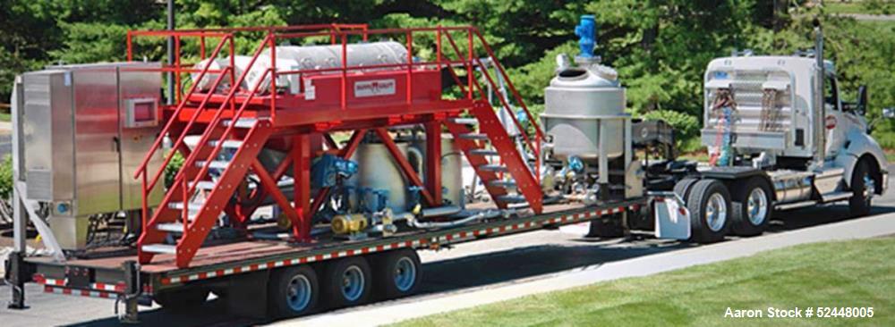 Used Dupps Self-contained mobile Decanting system. Dupps Mobile Decanter Unit, Self-Contained Mobile Decanting System. Throughput of up to 150 gallons per minute, depending on feed stock. Consisting ...