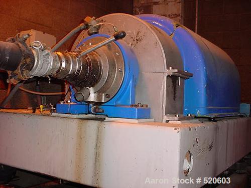 USED: Flottweg/Bird 2550 solid bowl decanter centrifuge, stainless steel construction on product contact areas. 3 phase design, 6" singlelead conveyor with hardfacing, centripetal pump liquid dischar...