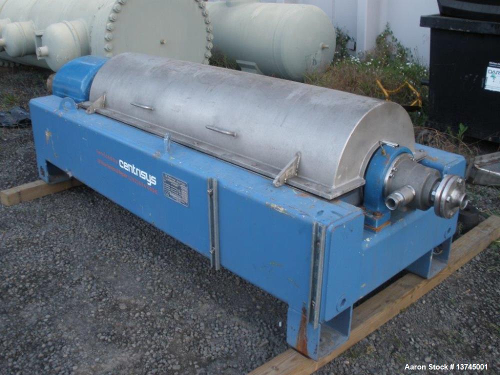 Used Flottweg K4D-4444 SortiCanter Centrifuge.