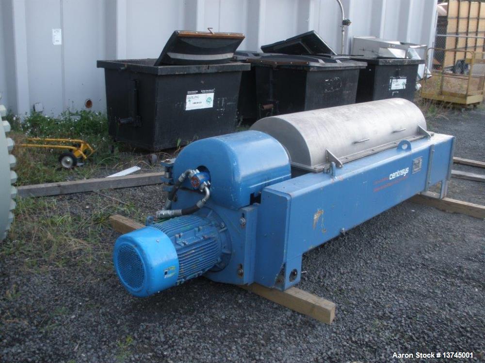 Used Flottweg K4D-4444 SortiCanter Centrifuge.