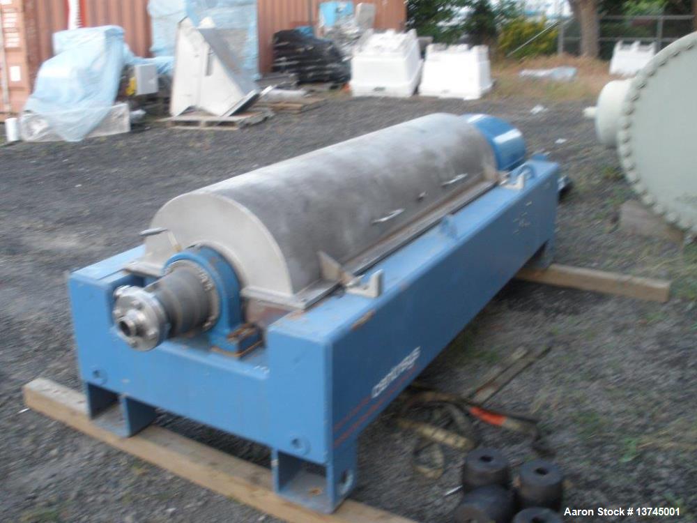 Used Flottweg K4D-4444 SortiCanter Centrifuge.