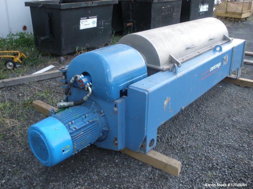 Used Flottweg K4D-4444 SortiCanter Centrifuge.