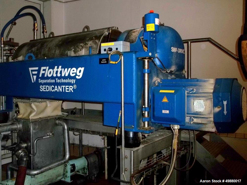 Used- Flottweg S4E-3-408 Sedicanter Centrifuge