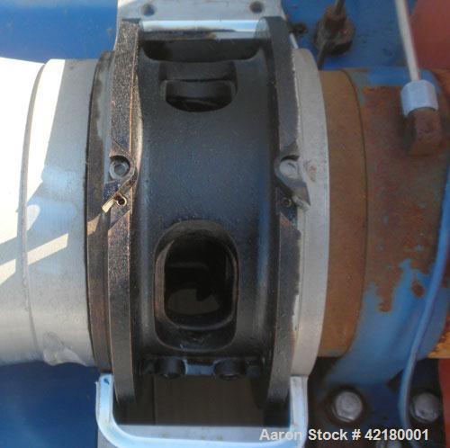 Used Flottweg Z-23-3/441 Tricanter Solid Bowl Centrifuge. 329 Stainless steel construction (product contact areas), maximum bowl speed 6000 rpm, 4630 x G force, discharge casing chutes, fiberglass bo...