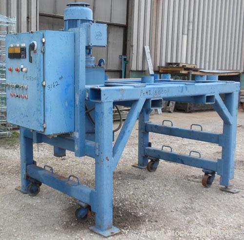 Used Flottweg Z-23-3/441 Tricanter Solid Bowl Centrifuge. 329 Stainless steel construction (product contact areas), maximum bowl speed 6000 rpm, 4630 x G force, discharge casing chutes, fiberglass bo...