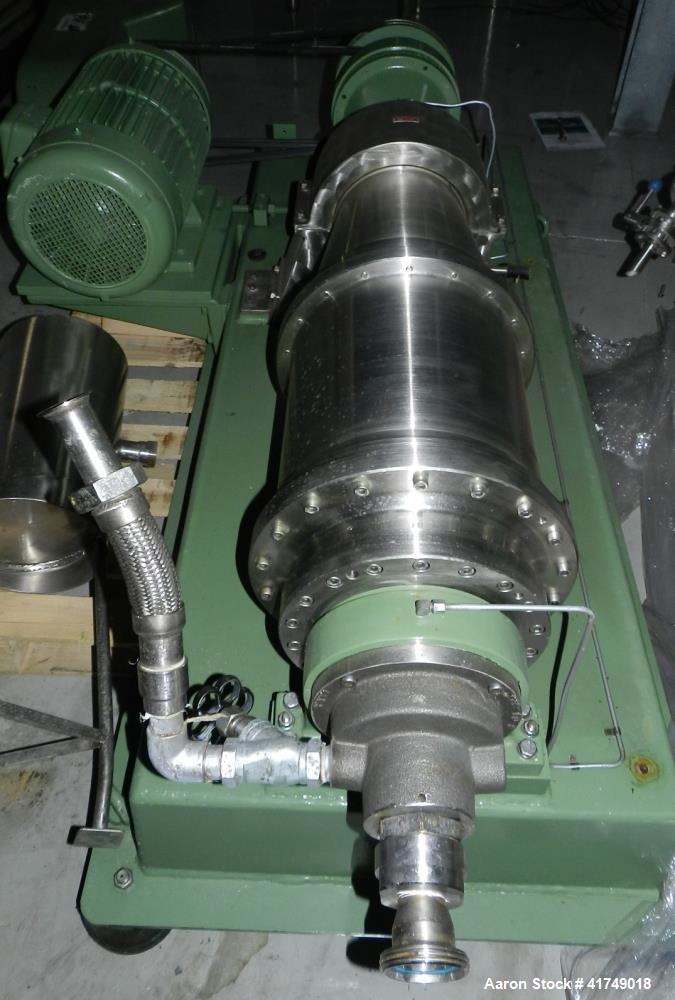 Used Flottweg Solid Bowl Decanter Centrifuge, Model Z2L/3-576