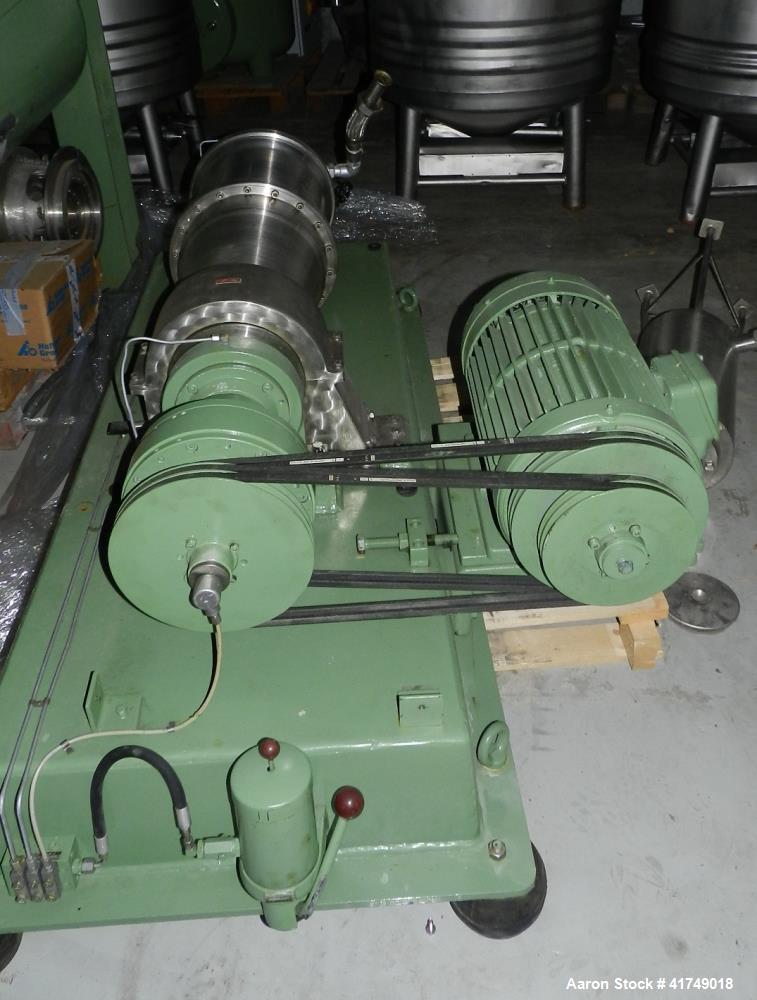 Used Flottweg Solid Bowl Decanter Centrifuge, Model Z2L/3-576