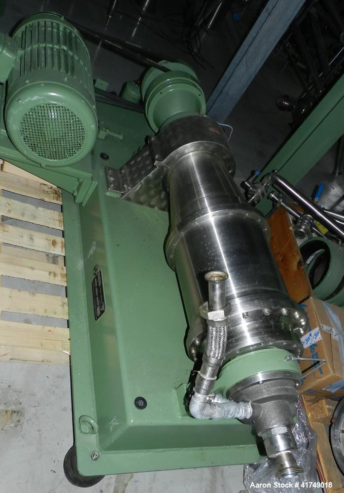 Used Flottweg Solid Bowl Decanter Centrifuge, Model Z2L/3-576