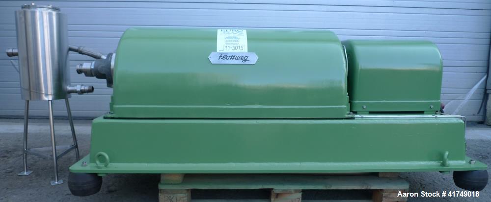 Used Flottweg Solid Bowl Decanter Centrifuge, Model Z2L/3-576