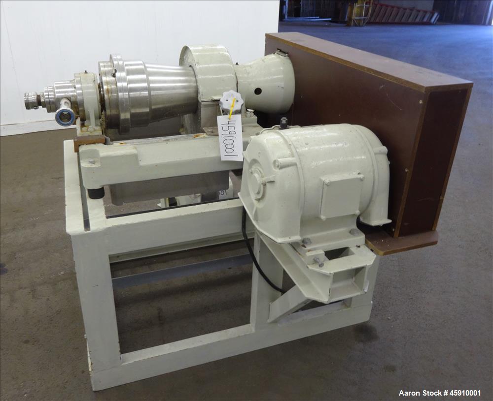 Used Flottweg Z2L Solid Bowl Decanter Centrifuge OAD 48" x 45" x 45"T