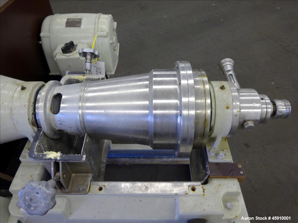 Used Flottweg Z2L Solid Bowl Decanter Centrifuge OAD 48" x 45" x 45"T