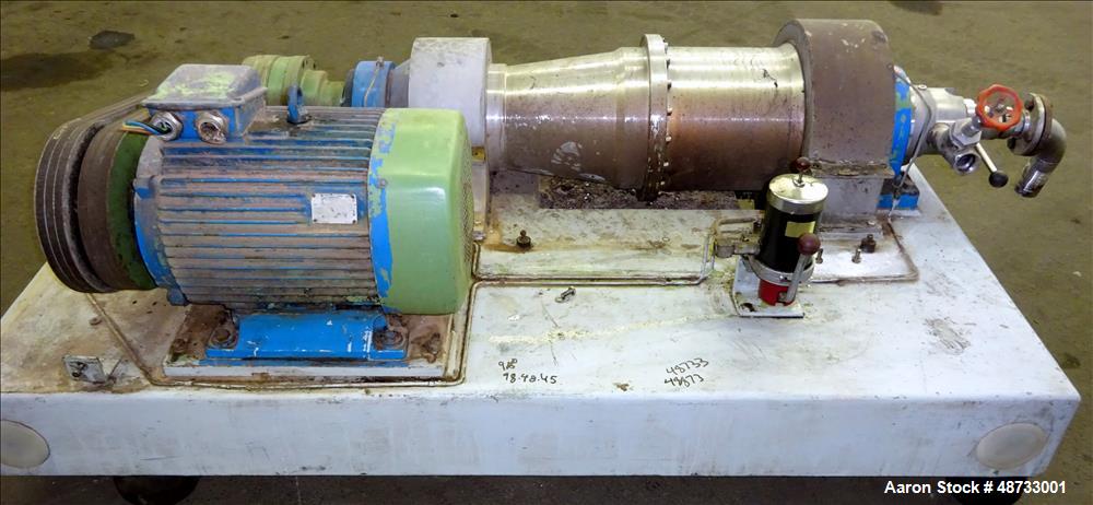Used Flottweg Z32-3/441 Tricanter Solid Bowl Centrifuge