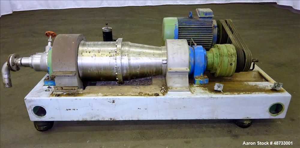 Used Flottweg Z32-3/441 Tricanter Solid Bowl Centrifuge