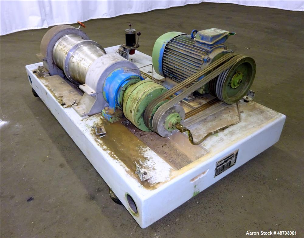 Used Flottweg Z32-3/441 Tricanter Solid Bowl Centrifuge
