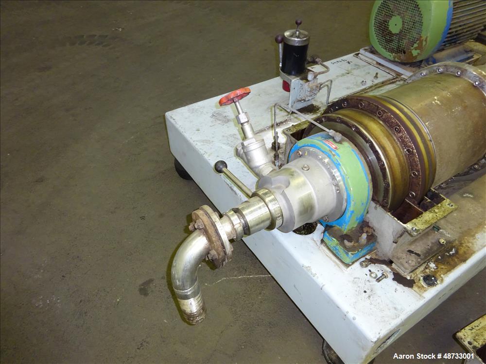 Used Flottweg Z32-3/441 Tricanter Solid Bowl Centrifuge