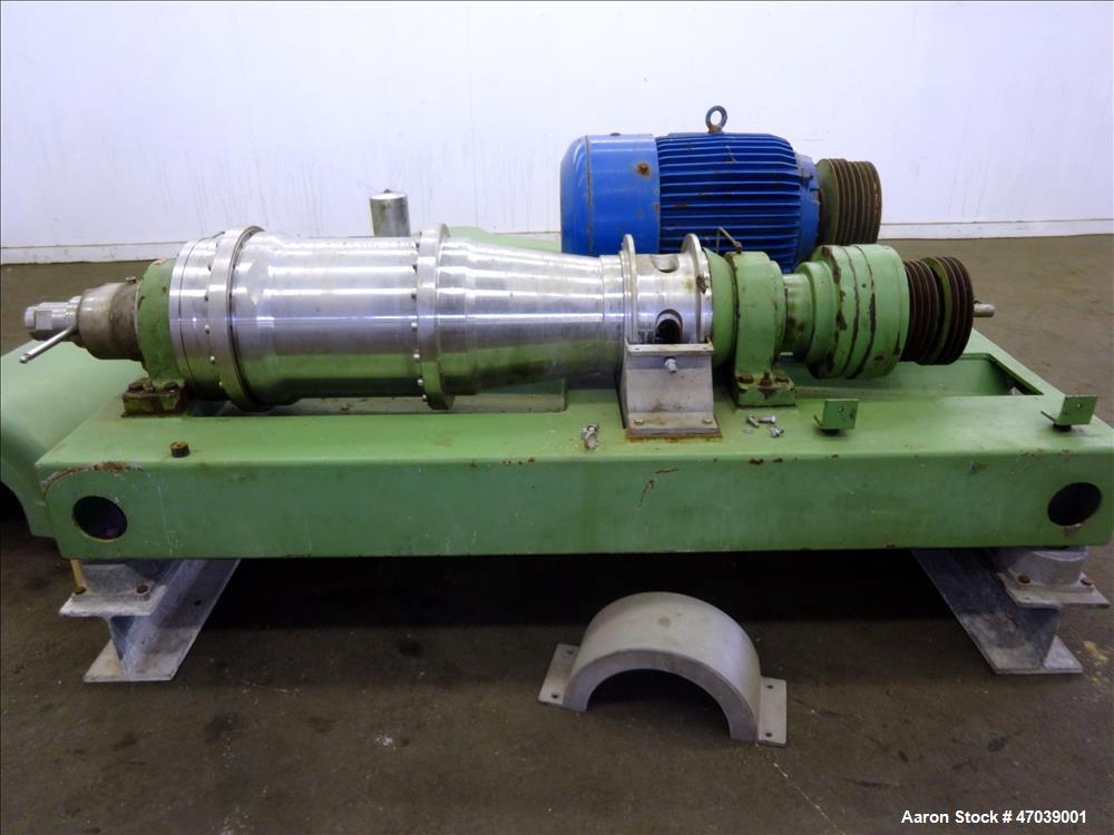 Used Flottweg Z32/4-401 Solid Bowl Decanter Centrifuge.