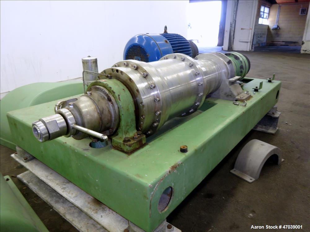 Used Flottweg Z32/4-401 Solid Bowl Decanter Centrifuge.