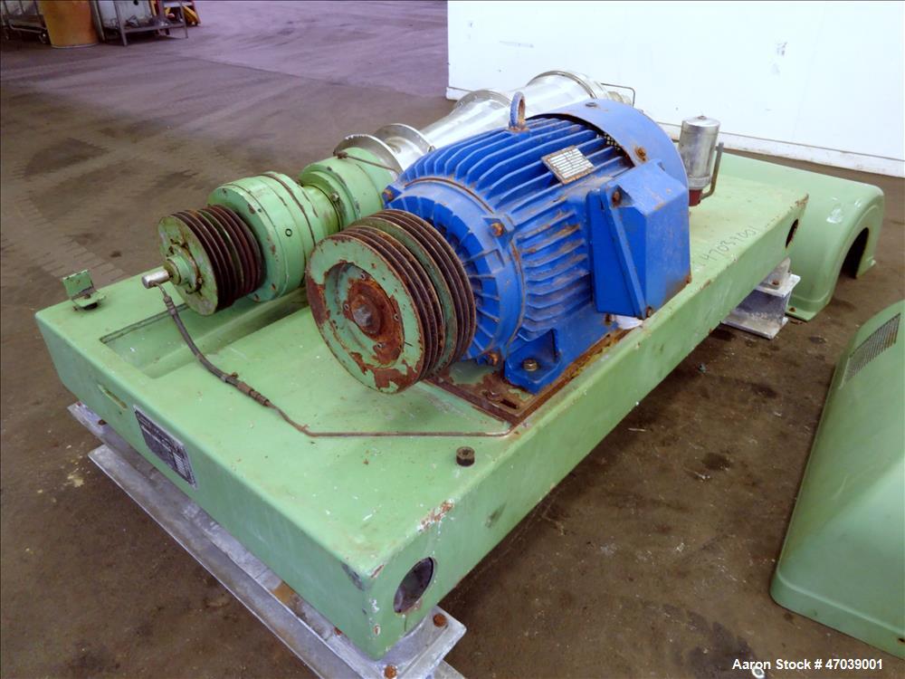 Used Flottweg Z32/4-401 Solid Bowl Decanter Centrifuge.