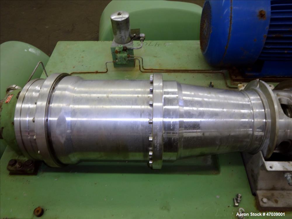 Used Flottweg Z32/4-401 Solid Bowl Decanter Centrifuge.