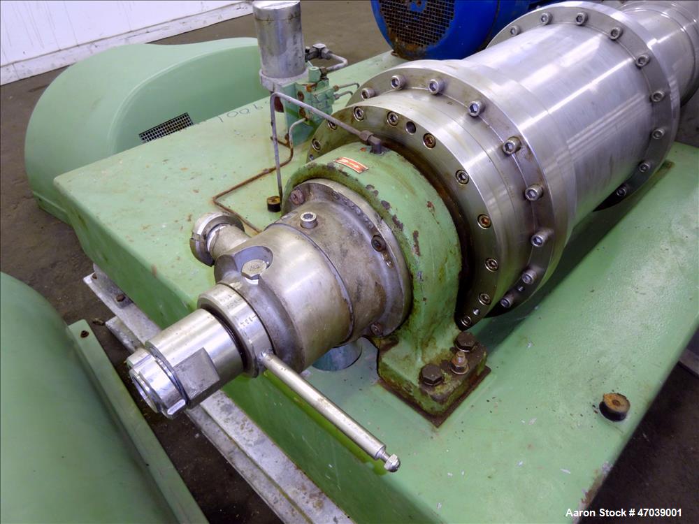 Used Flottweg Z32/4-401 Solid Bowl Decanter Centrifuge.