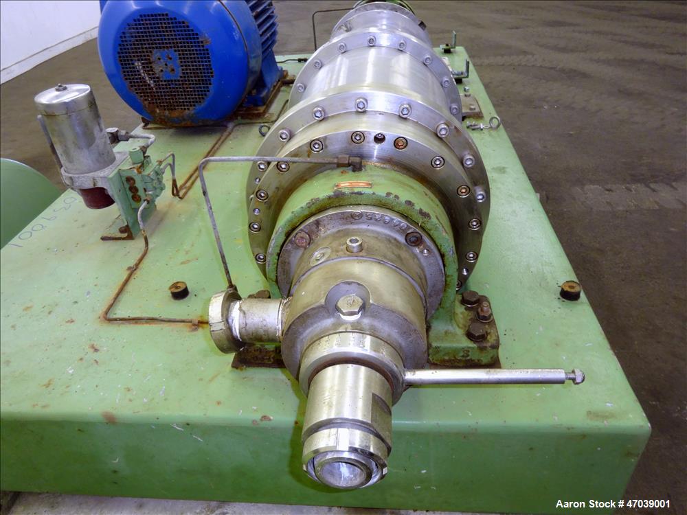 Used Flottweg Z32/4-401 Solid Bowl Decanter Centrifuge.