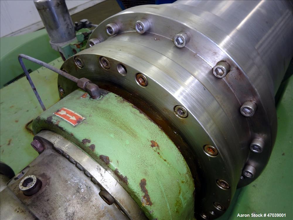 Used Flottweg Z32/4-401 Solid Bowl Decanter Centrifuge.