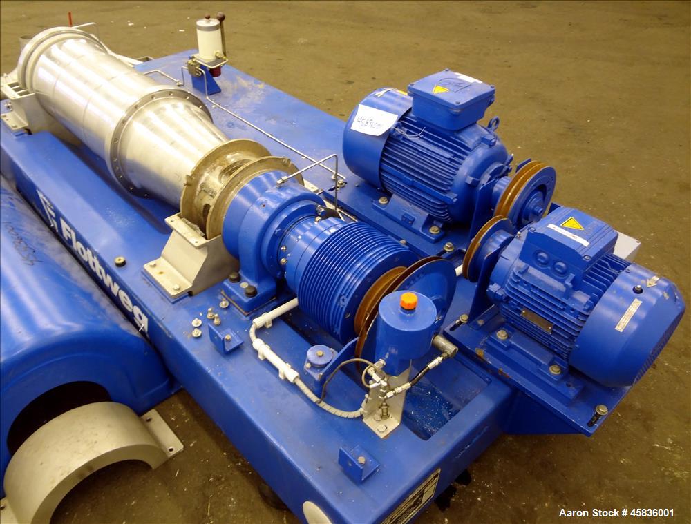 Used Flottweg Solid Bowl Decanter Centrifuge, Model Z32/4-451