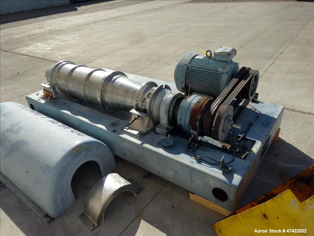 Used Flottweg Solid Bowl Decanter Centrifuge, Model Z32-4/451