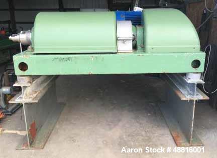 Used Flottweg Solid Bowl Decanter Centrifuge, Model Z32-3/401