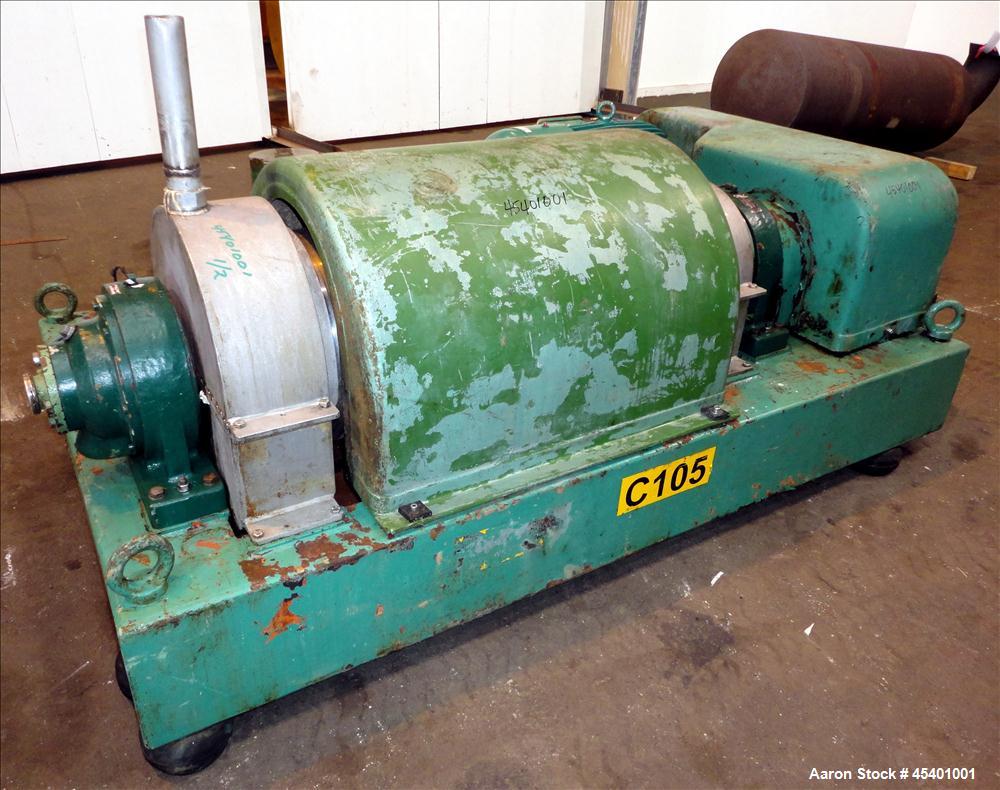 Used Stainless Steel Flottweg Z3L Decanter Centrifuge