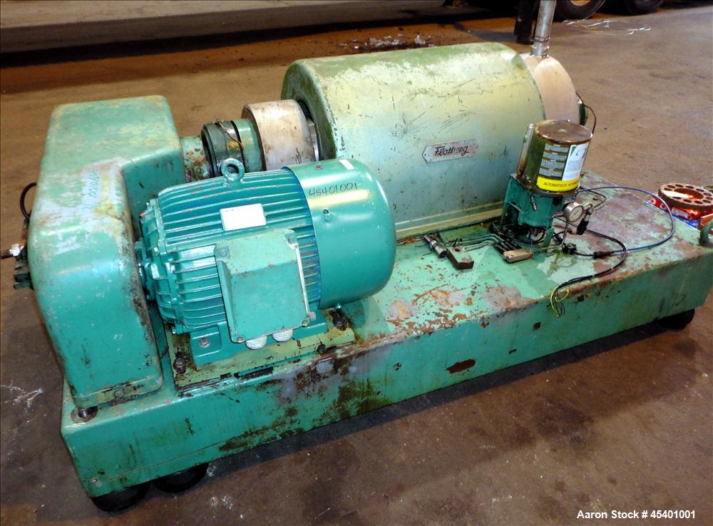 Used Stainless Steel Flottweg Z3L Decanter Centrifuge
