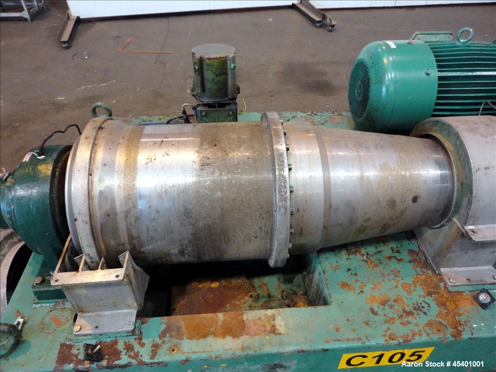 Used Stainless Steel Flottweg Z3L Decanter Centrifuge