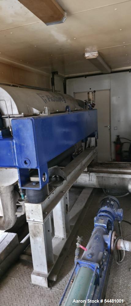 Used Flottweg Z4D/4-454 Decanter Centrifuge | Solid Bowl 316SS Wastewater Centrifuge