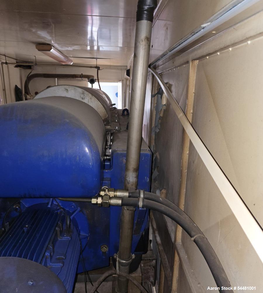 Used Flottweg Z4D/4-454 Decanter Centrifuge | Solid Bowl 316SS Wastewater Centrifuge