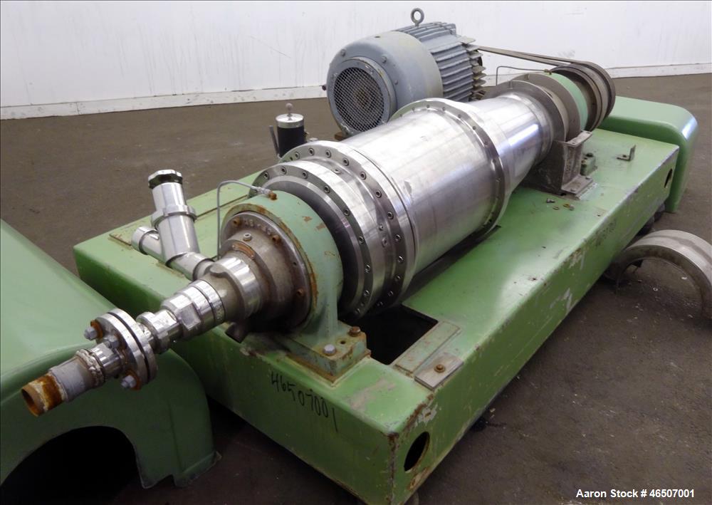 Used Bird/Flottweg 2550 (2 or 3 phase) Solid Bowl Decanter Centrifuge