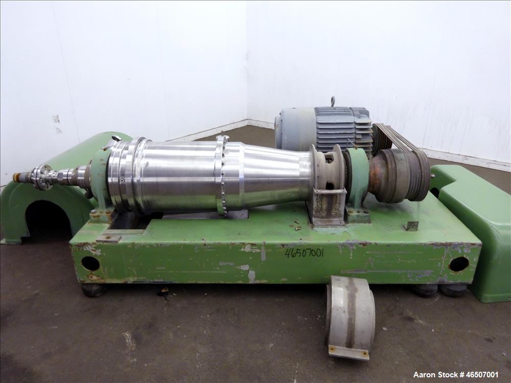 Used Bird/Flottweg 2550 (2 or 3 phase) Solid Bowl Decanter Centrifuge