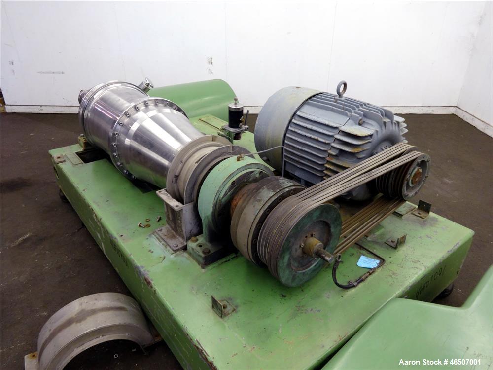 Used Bird/Flottweg 2550 (2 or 3 phase) Solid Bowl Decanter Centrifuge