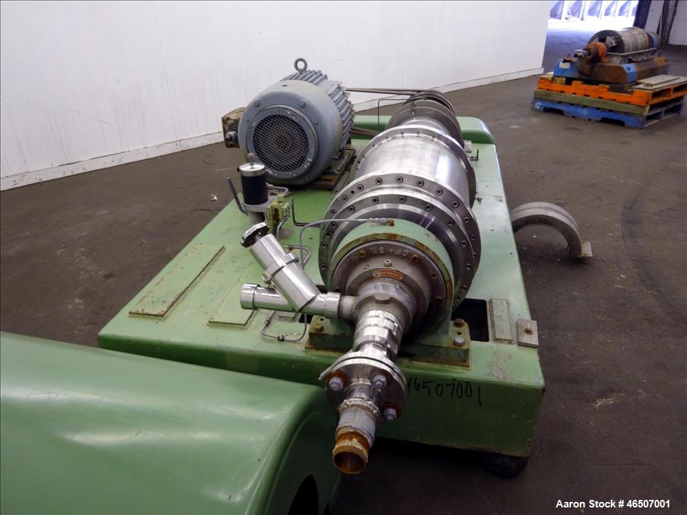 Used Bird/Flottweg 2550 (2 or 3 phase) Solid Bowl Decanter Centrifuge