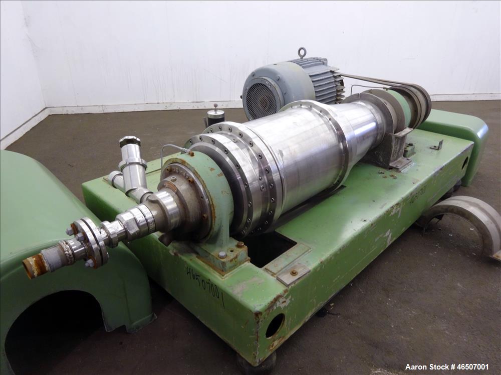 Used Bird/Flottweg 2550 (2 or 3 phase) Solid Bowl Decanter Centrifuge